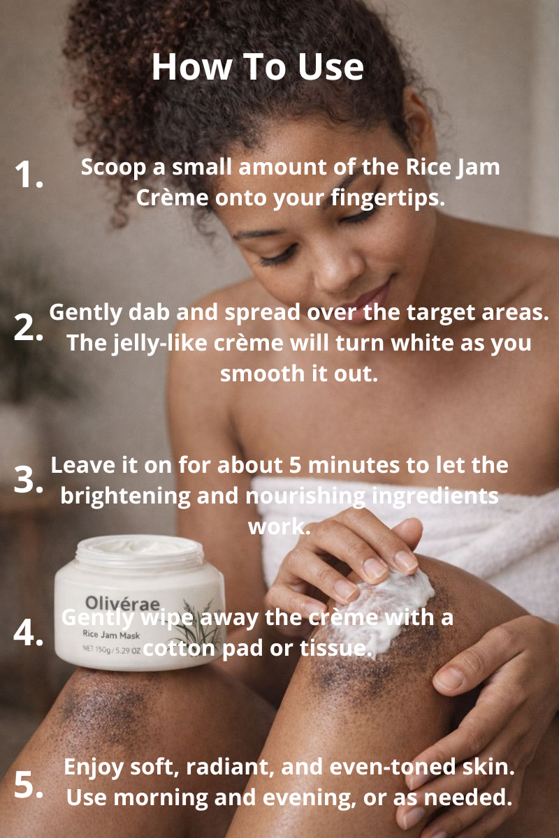 Olivérae™ - Rice Jam Mask